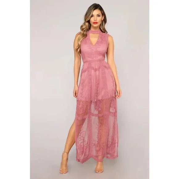 strapless open back dress Strapless Flower Sequin-embellished Mesh Dress in Pink  CHICIDA